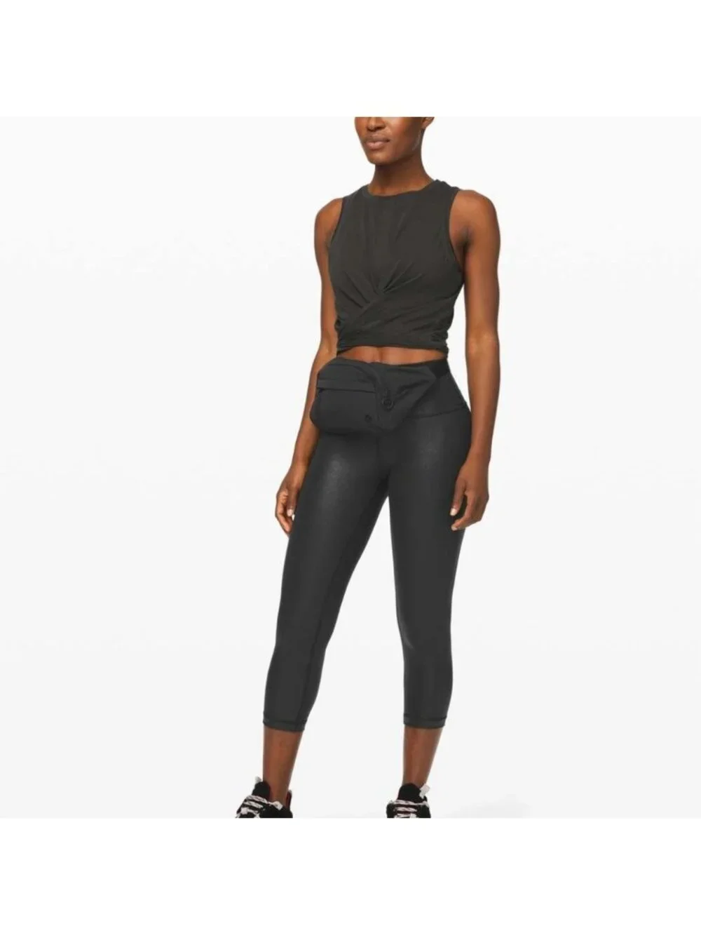 Lululemon Wunder Under Crop HR *Foil 21